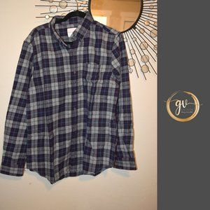 American Eagle Mens Flannel Plaid Shirt